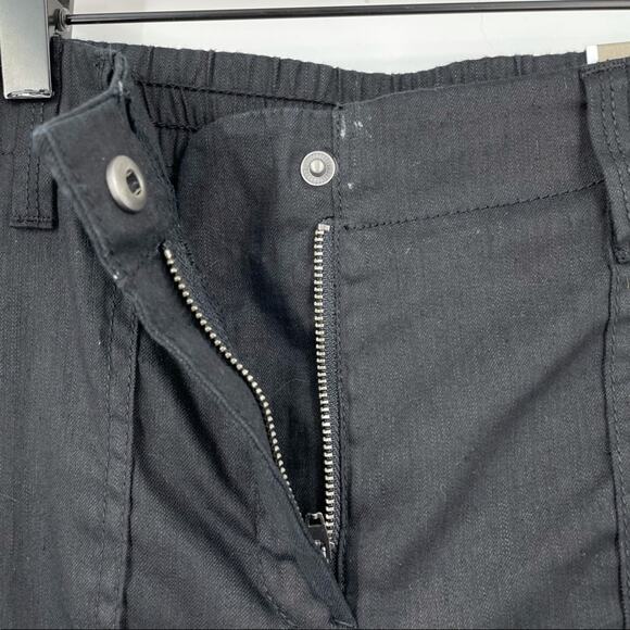 Chicos Black linen blend crop pants size Small - Picture 7 of 10
